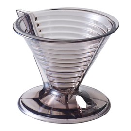 Marna Coffee Ready to K780BK Dripper (For 2 - 4 Cups, Can Be Set Without Breaking the Filter), Easy to See Water Amount, Coffee Dripper (Inner Diameter 2.2 inches (55 mm) x Outer Diameter 3.7 inches