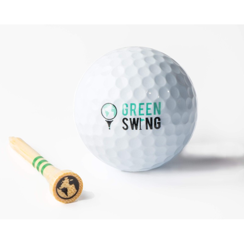 Green Swing Bamboo Golf Tees | Strong Sustainable Biodegradable |