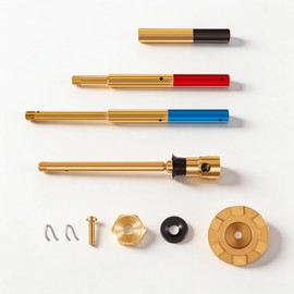 yourour RK-ADJ-PRV Rod Kit Metal Handle, Adjustable Rod with Pressure Relief Valve RK Repair Kit Compatible with Woodford Model 14, 16, 17, 19, 22 and V22