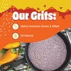 Western Blue Corn Grits, Native American Grown, Coarse Ground Heirloom,
