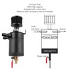 2 Port Oil Catch Can with Drain Valve 300ml Aluminum