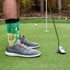 IRISGOD I'd Rather Be Funny Dress Socks for Men and Women Humor Joke Gifts