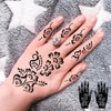 23 Sheets Henna Tattoo Stencil Kit, Henna Stencils Temporary Tattoo