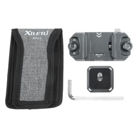 Camera Holster, SURIEEN Camera Holder Backpack Clip Capture Arca-Swiss Standard 1/4 Screw Plate Quick Release Clamp Easy On/Off Backpack Clip Waist Clip Belt Clip for SLR Digital Camera Mirrorless Action Cam Telescope Head and More