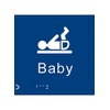 Caledonia Signs 56114 Braille Baby Changing Symbol