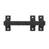 National Hardware N166-033 7.8-in Industrial Black Gate Latch