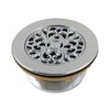 Kingston Brass BSFT4131 Watercourse 4-1/4" Round Brass Shower Base Drain,