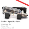 Hxszk WR02X22743 Refrigerator Light Bulb Lamp 125V 40W for GE
