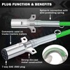 CheeMuii 15 Ft Coiled Air Brake Hoses & ABS Electrical