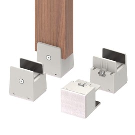 BOIVSHI Table Legs Extension, Height Adjustment, 4-Piece Set, Height 50mm, Adjustable Width from 0mm to 54mm for Kotatsu Table Legs