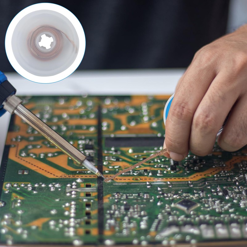 Desoldering Wire, No-Clean Desoldering Braid Desoldering Wick for Removing Solder