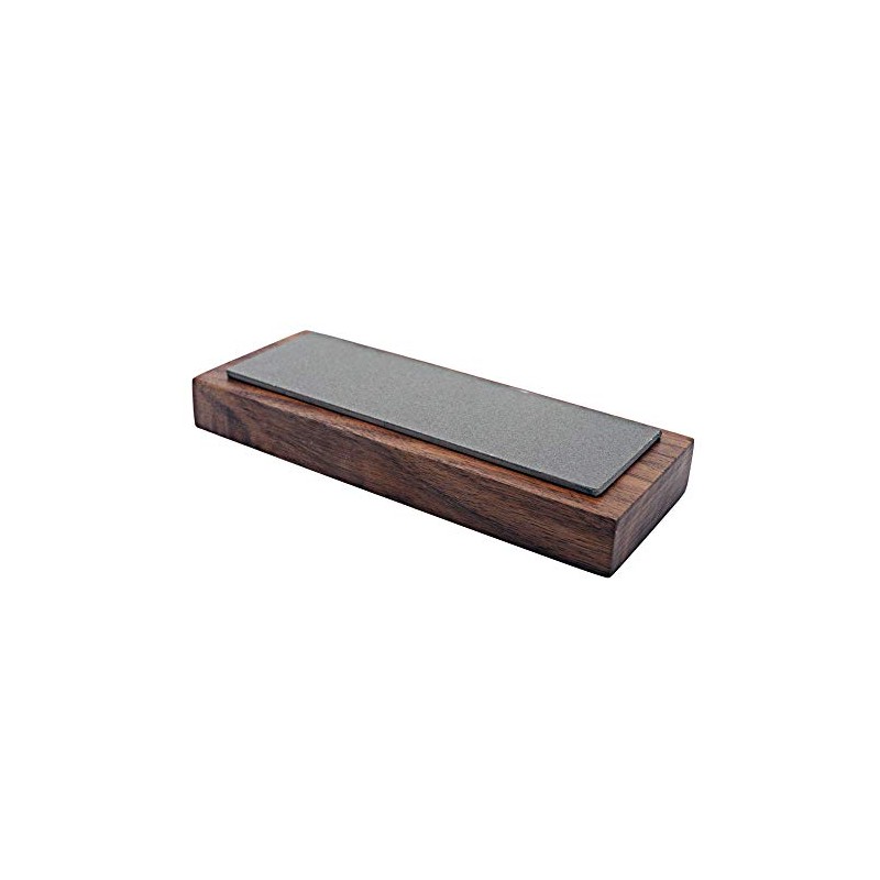Diamond Stone, Fine, 2 in. x 6 in, Walnut Pedestal