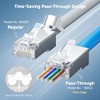 Cable Matters - Paquete de 100 conectores RJ45 blindados Cat