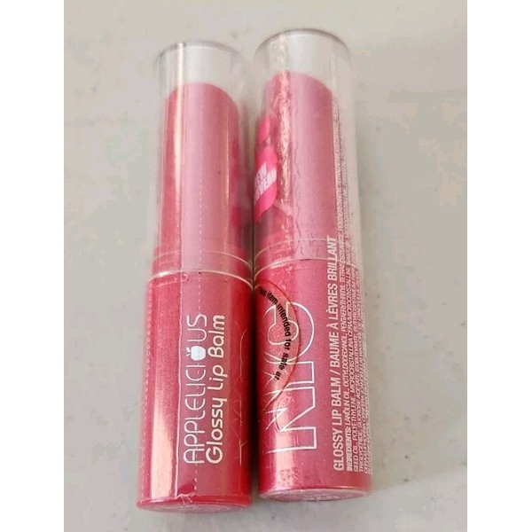 NYC Cosmetics 2X NYC Applelicious Glossy Lip Balm Appleicious Pink