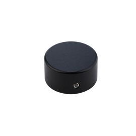 DIAO79NI Footswitch Topper Guitar Metal Pedal Button Caps with 1 Hex Wench Increasing Accuracy,Comfort for Common Switches diameter of 3/8"| BUTTONS V1 4Pcs, Black