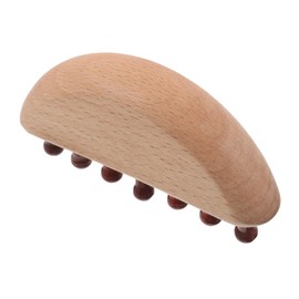 Beavorty Wooden Handle Massage Comb for Scalp Soothing Dandruff Comb Hand Massage