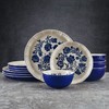 Pfaltzgraff Madison 12-Piece Stoneware Dinnerware Set - Organic Coupe Design