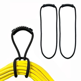 HUAHAITGCH Extension Cord Storage Straps,2 Pack 20 inch Portable with Carrying Handle fit Vacuum Hose Holder, Shop Storage,Water Hose Organizer for your Home, Garage