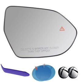 EAP Passenger Side Mirror Glass Compatible with Hyundai Kona 2024-2025, Heated, Blind Spot, 87621BE800