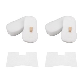 Generic Replacement Filter Compatible with Shark HZ2000 HZ2002 HZ250 HZ251 HH200 HH202 HZ602 HZ702 UV580 HH200 HH202 HZ251 HS152AMZ HZ2003C Vacuum, Part # XFFKHZ2000, XPMFHZ2000, White