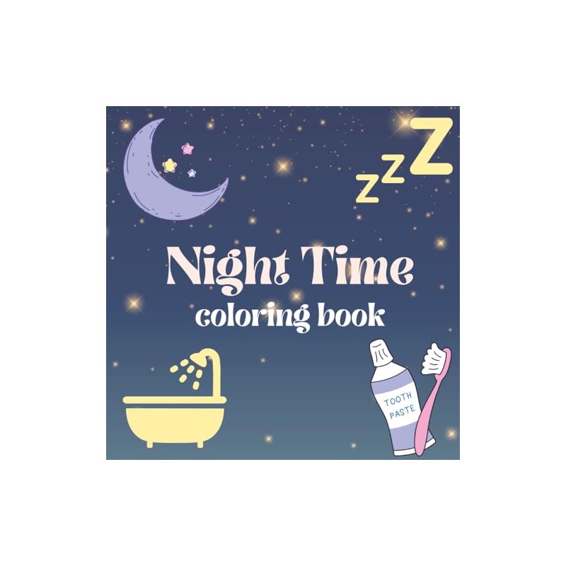 Night Time coloring book (20 pages)