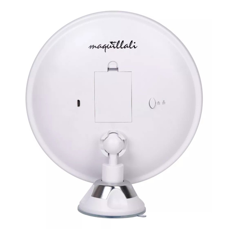 Maquillali Espejo 3-color Led 10x Aumento Base Ventosa 360°