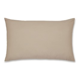 Catherine Lansfield Easy Iron Percale Standard Pillowcase Pair Natural