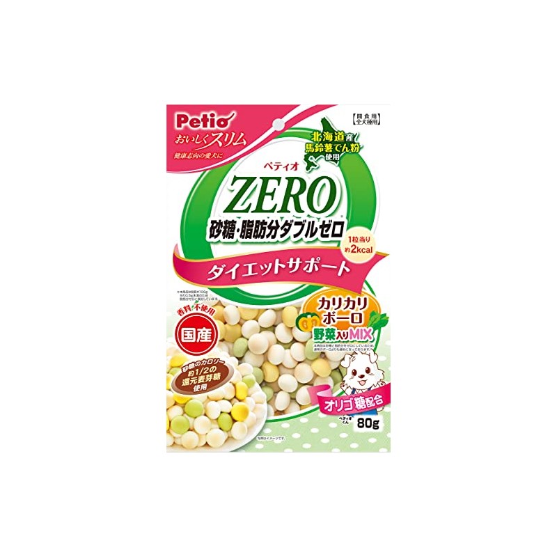 Petio Delicious Slim Double Zero Sugar and Fat, Crispy Bolo,