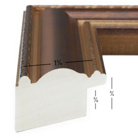 Craig Frames Victoria, 14x14 Picture Frame, Ornate Bronze, Set of 4