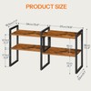 HOOBRO Desk Shelf Organizer, Adjustable Desktop Bookshelf, 2-Tier Shelf for