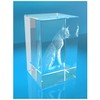 ELUNO 3D Glass Cuboid I Lynx