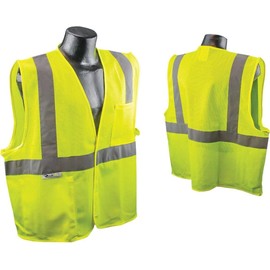Radians SV2GM3X Class 2 Mesh Safety Vest, Green, 3 Extra Large