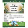 Ginger Chili Pepper White Tea (25 tea bags, ZIN: 545732)