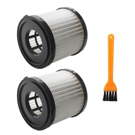 A32VC05 Wet/Dry HEPA Vacuum Filter Replacement Ryobi 18V ONE+ 3 Gal. P3240 PCL733 PCL734 with Cleaning Brush Compatible with A32VC05 A32RF08 Hoover AH46100 2 Pack and 1 Brush