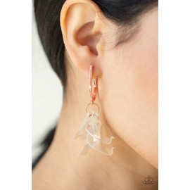 Paparazzi Jewelry Accessories - Jaw-Droppingly Jelly - Copper Post Earrings