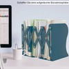 DARUITE Metal Bookend, Adjustable Bookends, Children's Book Holder for Bookcase,