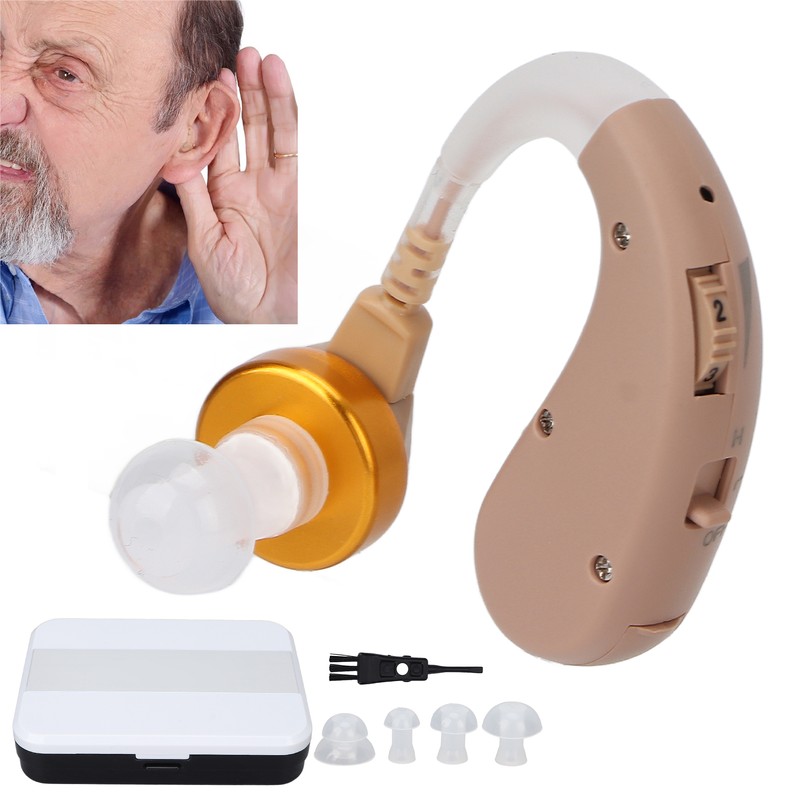 Hearing Aid Earphone Amplifier with Sterilization Box Noise Reduction Ear
