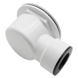 Anxingo Low Profile Shower Drain, 1.5Inch Side Outlet Drain Assembly with Perforated Strainer, Replacement for 1.5 or 2 Inch Shower Base PVC Drain and Side Outlet Drain