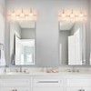 Ditoon Brushed Nickel Vanity Light, Antique Bathroom Vanity Light Over