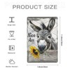 DZQUY - Letrero divertido para baño, diseño de girasol, decoración