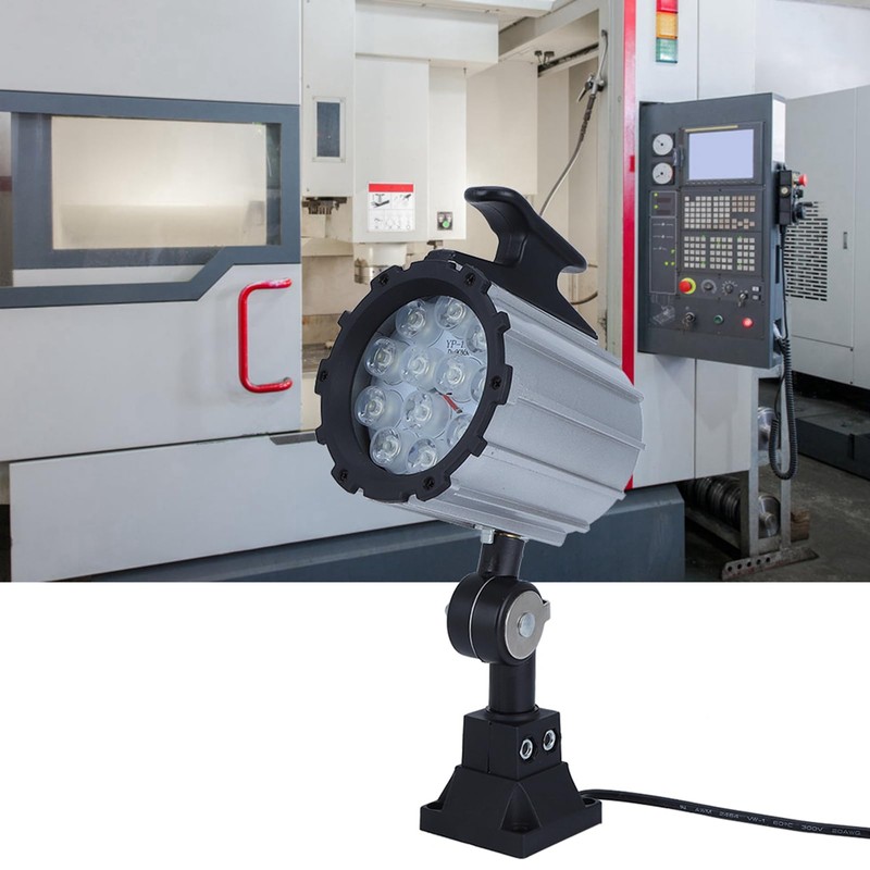 12W 24V LED Machine Work Light Adjustable Arm Anti Water