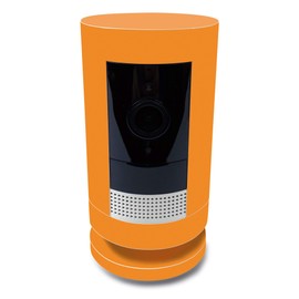 MightySkins Skin for Ring Stick Up Cam Battery - Solid Orange | Protective, Durable, and Unique Vinyl Decal wrap Cover | Easy to Apply, Remove, and Change Styles | Made in The USA