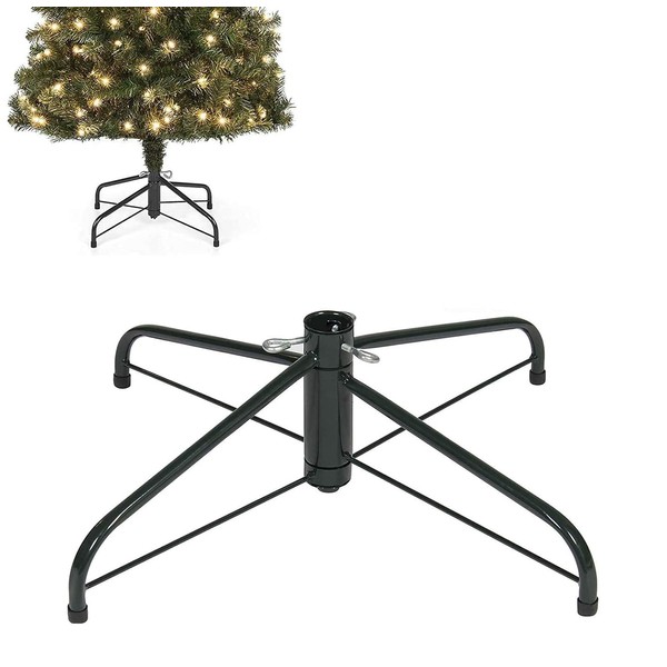 Mttbiuu Christmas Tree Stand- Xmas Tree Bracket Iron Christmas Tree