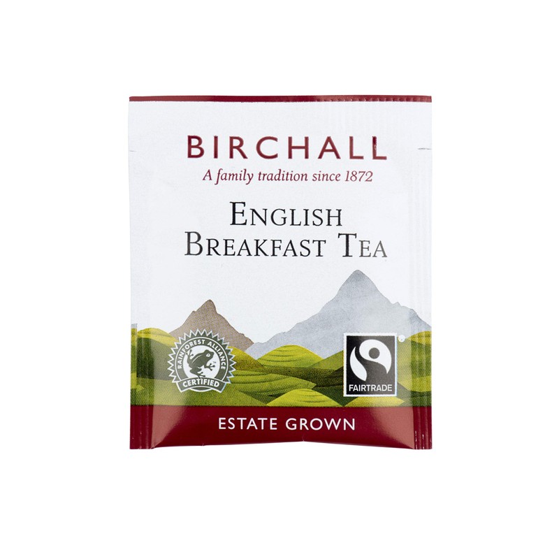 Birchall English Breakfast Tea 50 Enveloped Tea Bags 125g