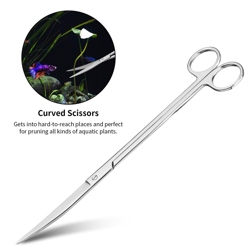 Ohtomber Aquascape Tools Aquarium Kit - 4PCS Terrarium Supplies Include