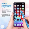 8 Pack Ballpoint Pen 2-in-1 Stylus Retractable Ballpoint Pen with