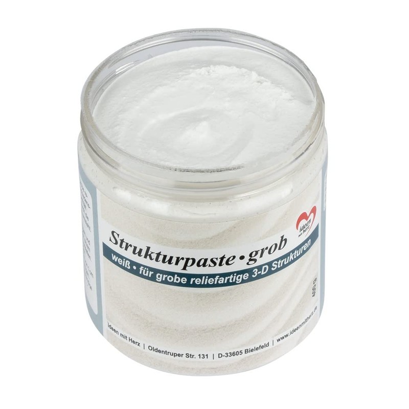 Ideen mit Herz Structure paste for relief-like 3D structures on