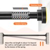 Shower Curtain Rod 31-80 in Adjustable Curtain Rod No Drilling