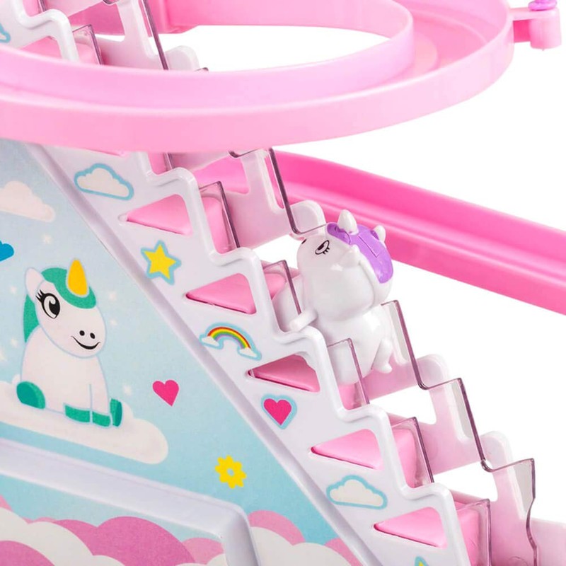 Tobar Unicorn Race Retro Game, Colorate