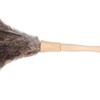 Feather Duster Light Weight Soft Long Handle Reusable Black Ostrich